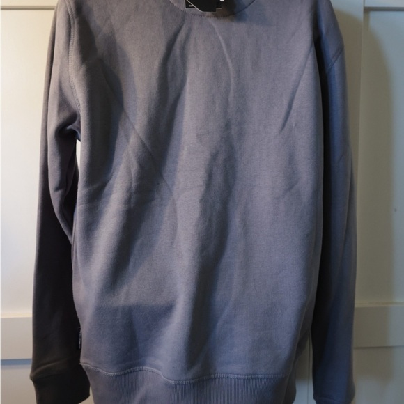 French Connection Gray blue Sweater quarter zip sweater unisex - Picture 3 of 5